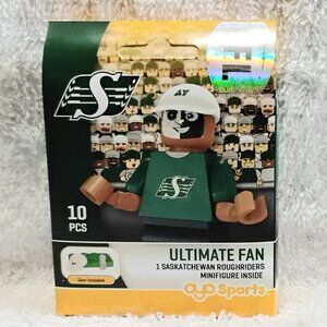 Sealed 2013 CFL Ultimate Fan Saskatchewan Roughriders Mini Figure by OYO Sports!